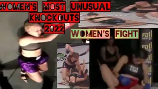 Top 20 Most Unusual Women's knockout of 2022 (Women's Fights)