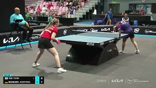 Josephina Neumann (GER) vs Yoo Yerin (KOR) | U17 SF | 2024 WTT Youth Contender Tunis