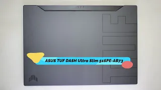 🛠️ ASUS TUF DASH 516PE AB73 Gaming Laptop Disassembly & Upgrade Options