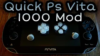 Quick Ps Vita 1000 Modification