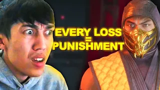 Every LOSS = PUNISHMENT... on Mortal Kombat 11!