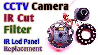 CCTV Camera IR Cut Filter & IR Led Panel Working Explanation