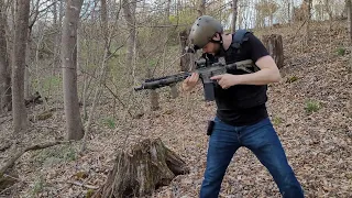 Left Handed Speed Reload AR-15 1R1 From Plate Carrier