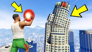 تدمير لوس سانتوس بقدرات خارقة في لعبة جي تي أي 5 | GTA 5 SUPERPOWERS Mod