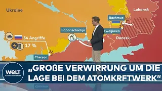 LAGE AN DER FRONT: Russland setzt Raketenterror auf Cherson fort – Lage um AKW Saporischschja unklar