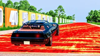 Driving on Lava Challenge #1 – BeamNG Drive | CrashBoomPunk