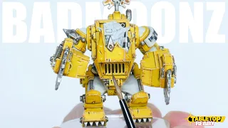 HOW TO PAINT yellow ORK Mega ARMOUR (it's easier than you think, let me show you)