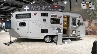 Tabbert Senara 620 DMK 2,5 new model caravan travel trailer camper CMT walkaround + interior A1806