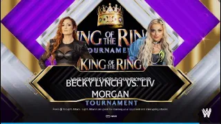 Becky lynch vs liv morgan for the WWE worlds womens Championship