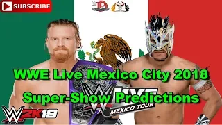 WWE Live Mexico City 2018 Cruiseweight название Buddy Murphy vs. Kalisto Предсказания WWE 2K19