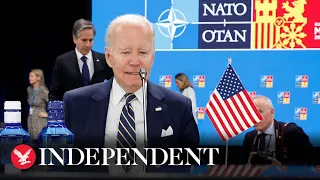 Live: Biden holds a press conference after Nato summit in Madrid