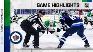 Stars @ Jets 11/8 | NHL Highlights 2022