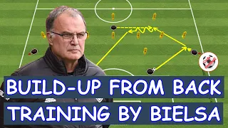 Build-up from back! Training session by Marcelo Bielsa!