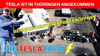 ⚡️ Tesla ServiceCenter ERFURT eröffnet | Probefahrt, Werkstatt, Verkauf und Auslieferung