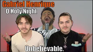TRULY UNBELIEVABLE | Twin Musicians REACT | Gabriel Henrique - O Holy Night
