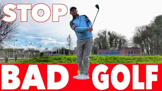 WHAT BAD GOLFERS DO AND HOW TO FIX IT! SIMPLE GOLF TIPS