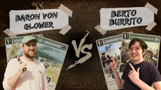 KARDS: Baron Von Glower VS Berto Burrito! German Countermeasure Control VS USA Arty!