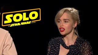 Emilia Clarke & Paul Bettany React To "This Is America" | SOLO INTERVIEWS