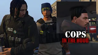 The Case of CrackHead Larry &  @DaquanWiltshire1  | COPS IN THE HOOD (GTA 5 Funny Skit) Ep 2