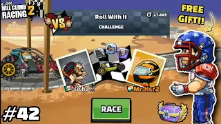 😍2x FREE GIFT!! EPIC QUARTERBACK SKIN & FEATURE CHALLENGES - Hill Climb Racing 2