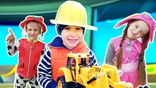 Щенячий патруль спасает уплывший трактор - Paw Patrol