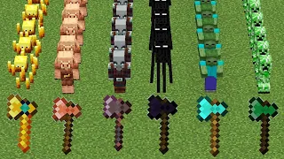 which axe is better? - minecraft compilation