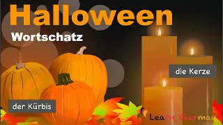 Halloween | German Vocabulary | Was machst du an Halloween?  | Learn German | A2 | B1