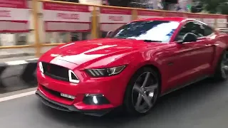 Ford Mustang GT w/ ARMYTRIX Headerback Pipe Exhaust System | Acceleration & Loud Revs