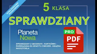 Sprawdziany z Geografii - klasa 5 - PDF - Nowa Era