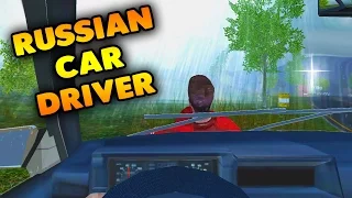 I Ran Over A Guy and He Got Stuck on my Hood.. (Russian Car Driver Gameplay)