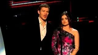 Joseph Morgan and Lucy Hale Wins People's Choice Awards 2014