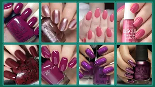 simple one colour and incredible nail polish and nails colour collection in 2024-25 #nailcut
