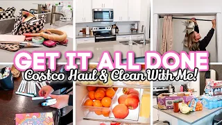GET IT ALL DONE // costco haul & clean with me!
