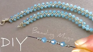 Easy Beaded Necklace Tutorial: Simple Seed Bead Necklace