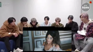 Bts reacts to Ariana grande - Boyfriend -