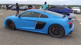 RACE WAR - AUDI R8 V10 VS BMW F90 M5, F10 M5 VS F80 M3  AND MORE