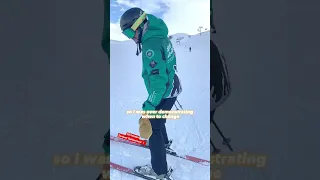 Ski lesson Zermatt Switzerland 🇨🇭 weight change