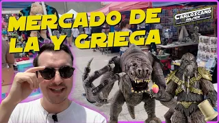 💸CACERÍA EN EL MERCADO/TIANGUIS DE LA "Y GRIEGA" MTY | Buscando coleccionables de STAR WARS! 🤩