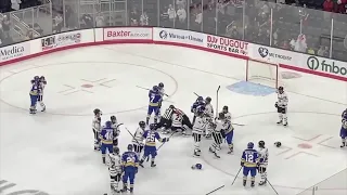 MASSIVE Brawl during Handshake Line