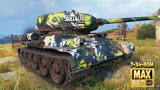 T-34-85M: Second highest damage game - World of Tanks