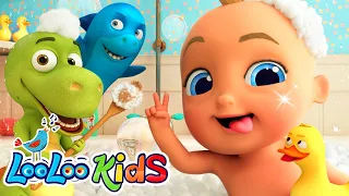 🛁🎵 1-Hour Kids Songs Compilation 🎉 | Bath Song + More Nursery Rhymes | LooLoo Kids LLK