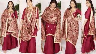 How to Style Dupatta with Punjabi Suits | Styles Of Dupatta Draping | Simor Singh