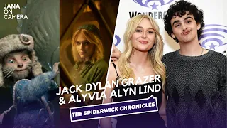 Jack Dylan Grazer & Alyvia Alyn Lind and One Word to Describe THE SPIDERWICK CHRONICLES Series