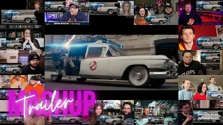 Ghostbusters: Frozen Empire - Trailer Reaction Mashup 👻😨 - Paul Rudd - Bill Murray - Dan Aykroyd