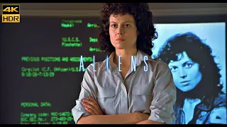 ALIENS 1986 Debriefing Scene Movie Clip - 4K UHD HDR Custom New Version