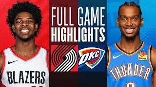 OKC Thunder vs Trail Blazers Full Game Highlights | Jan 11 | NBA Regular Season 2024