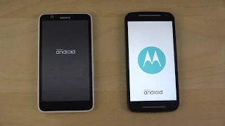Sony Xperia E4 vs. Moto G 2014 Android 5.0.2 Lollipop - Which Is Faster? (4K)