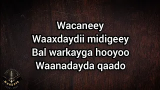 HEES | Waano | Faadumo C. Maandeeq Iyo Jamaad Jaamac | Original |Lyrics