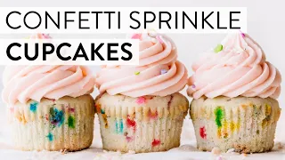 Confetti Sprinkle Cupcakes | Sally's Baking Recipes