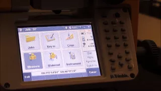 Correct Setup and Operation of Trimble total station